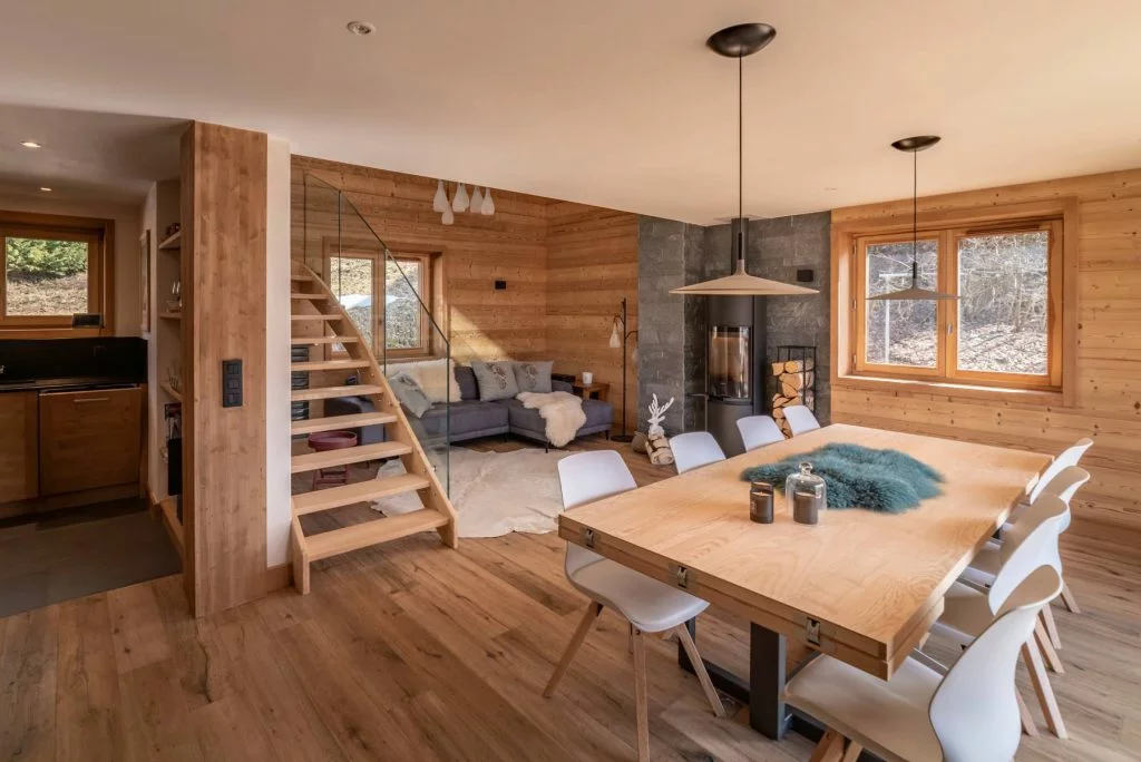 construction chalet en bois en Haute-Savoie